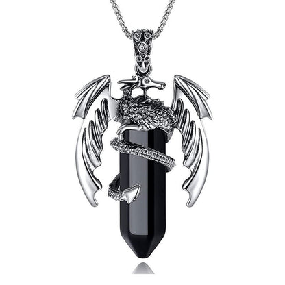 Wyrm���s Embrace Crystal Necklace