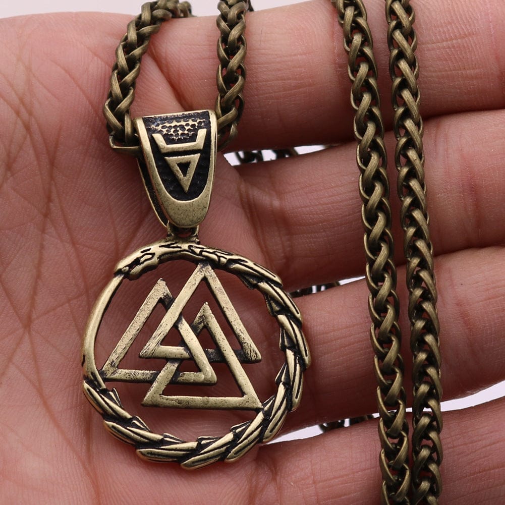 Odin���s Knot Dragon Necklace
