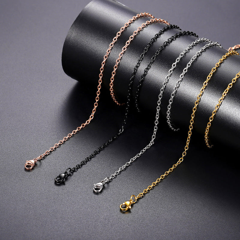 Cable Chain Necklace for 2mm Width