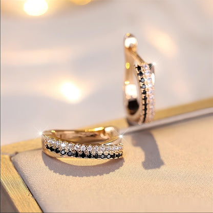 Celestial Radiance Charm Hoops
