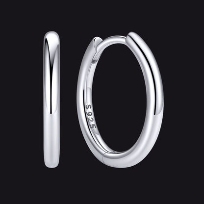 Sterling Silver Hoop Earrings for