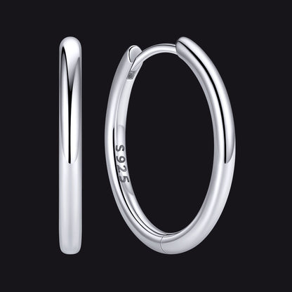 Sterling Silver Hoop Earrings for
