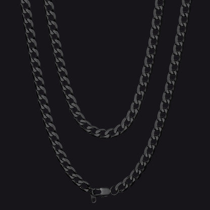 Cuban Link Curb Chain Stainless Steel Necklace for