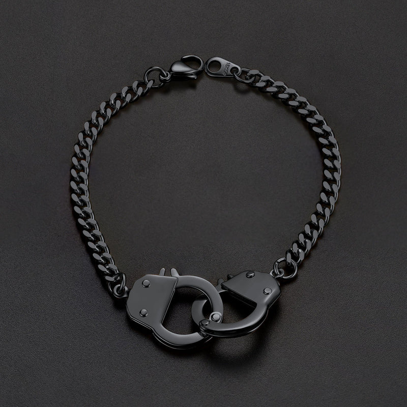 4mm Handcuff Chain Bracelet for Stainless Steel