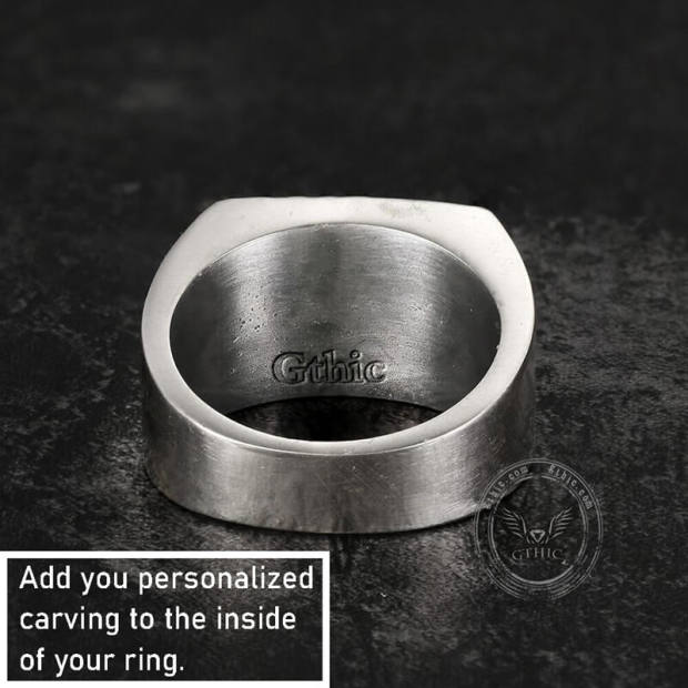 Gothic Evil Devil Hand Sterling Silver Ring