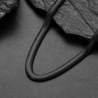 2mm Thin & 8mm Bold Snake Chain Set for