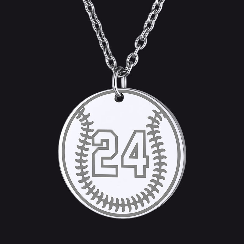 Custom Sports Necklace Jersey Number for & Sport Fans