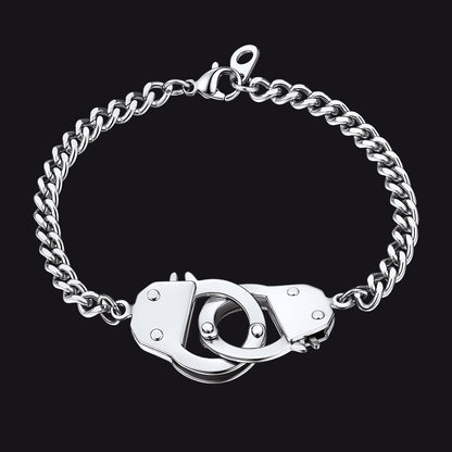 4mm Handcuff Chain Bracelet for Stainless Steel