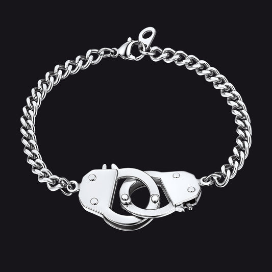 4mm Handcuff Chain Bracelet for Stainless Steel
