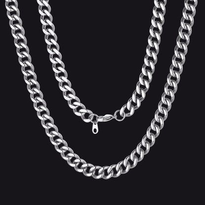 Sturdy Cuban Chain Necklace for 5/7/9/12mm Width