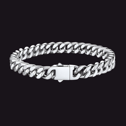 Miami Cuban Link Chain Bracelet 5/7/9/12mm Width for