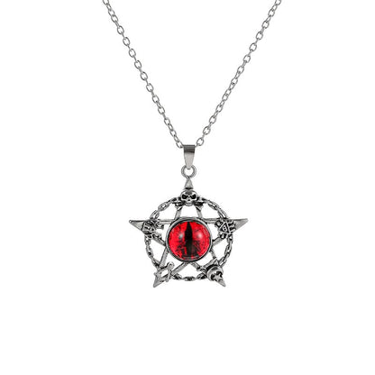 Pentacle of the Dragon���s Gaze Necklace