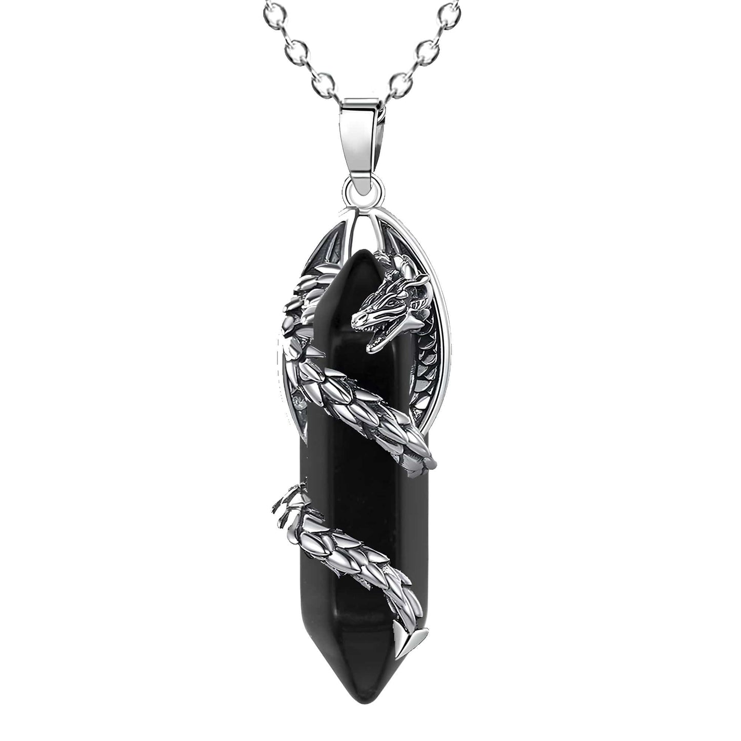 Celestial Dragonfang Crystal Necklace