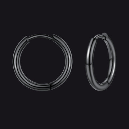 Stainless Steel Small Huggie Hoop Earrings for