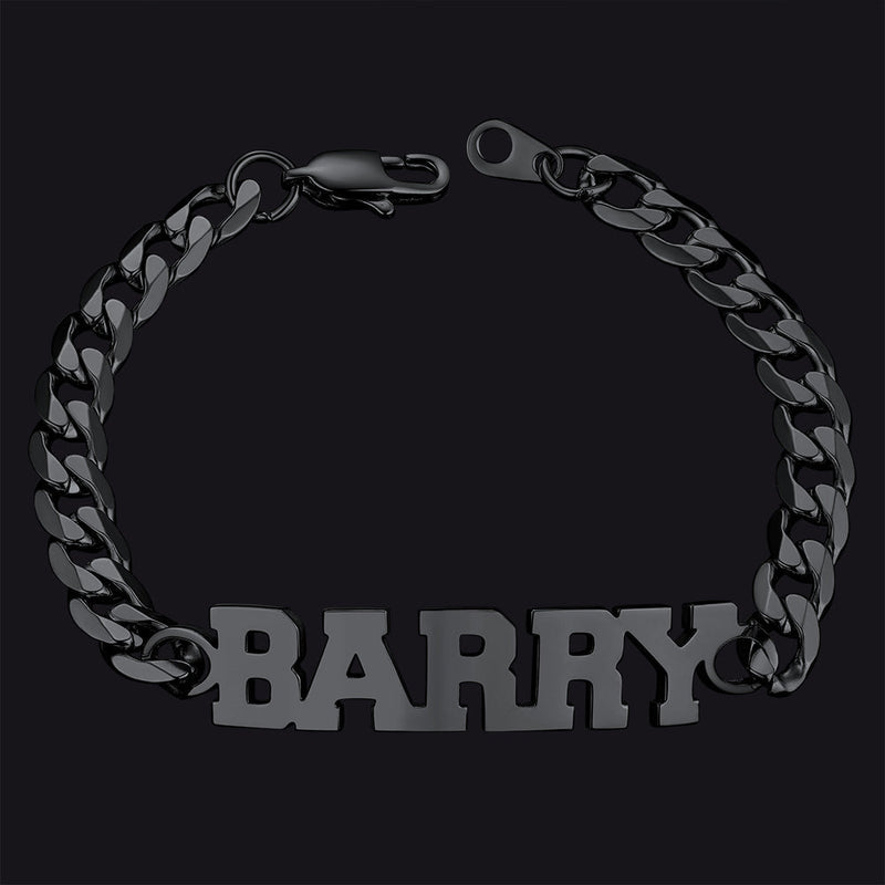 Customized Name Cuban Chain Bracelet for