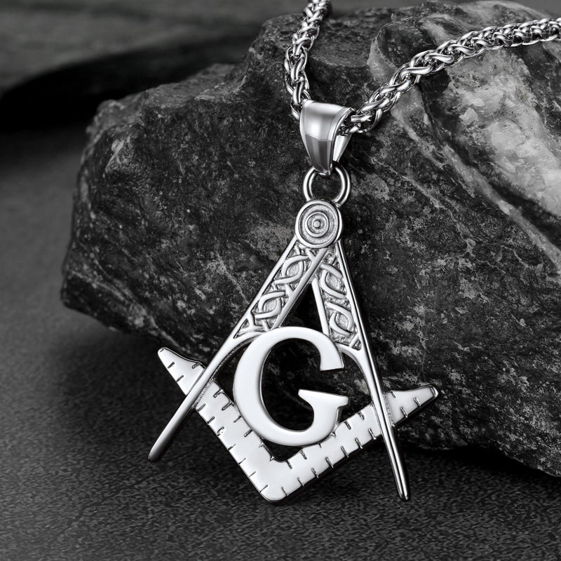 Classic Masonic Pendant Necklace for Freemason