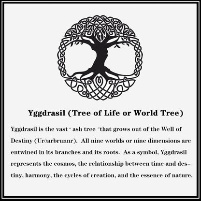 Tree of Life Stainless Steel Viking Ring