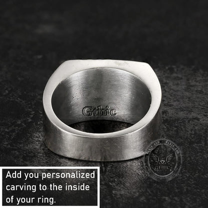 Celtic Knot Thor's Hammer Rune Sterling Silver Ring