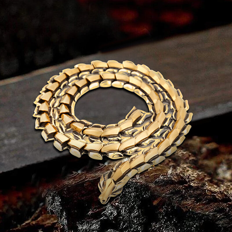 Dragon Bone Stainless Steel Necklace