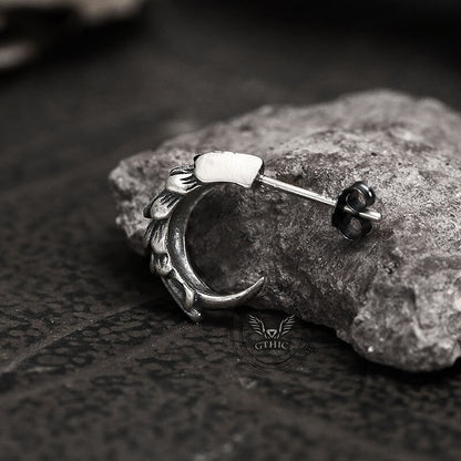 Eagle Claw Sterling Silver Stud Earrings