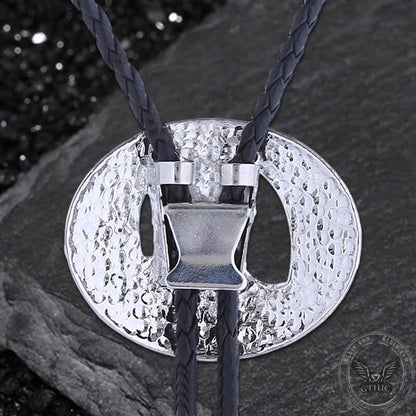 Geometric Gemstone Adjustable Bolo Tie