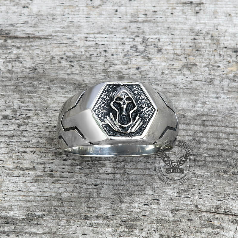 Grim Reaper Skull Stainless Steel ’s Ring