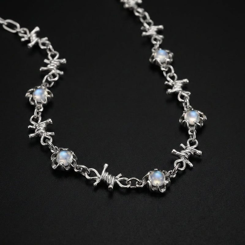 Opal Barb Necklace