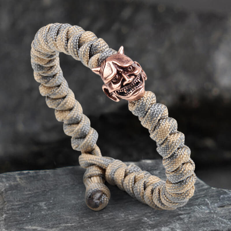 Japanese Oni Alloy 7 Core Paracord Bracelet