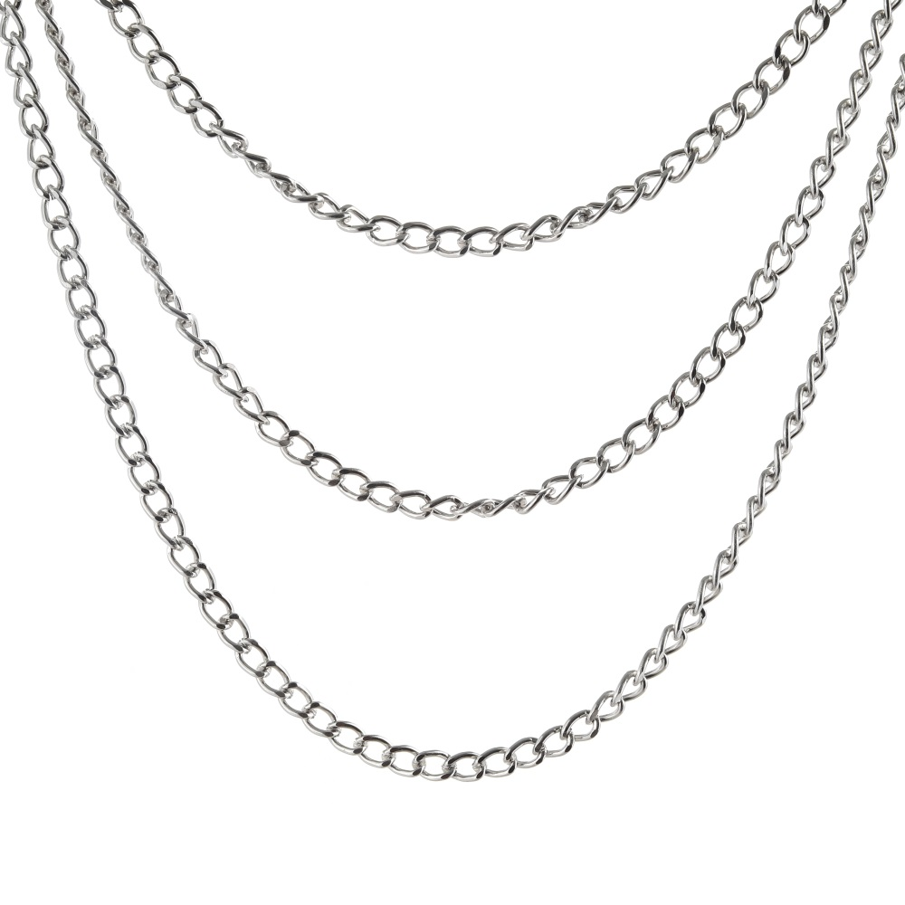 Side Chain for the Pants in Gothic Style / Pentagram Keychains for and