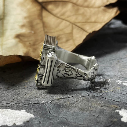 St. Patrick Book Sterling Silver Ring