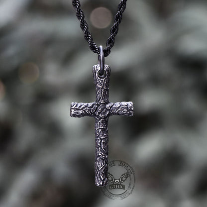 Evil Eye Cross Stainless Steel Pendant